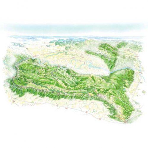 Mapa del Parque Natural Montes Obarenes   San Zadornil