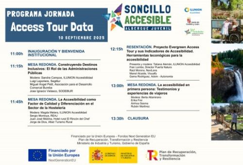Conferencia del Access Tour Data con el albergue de Soncillo como punto de apoyo logístico para asistentes.